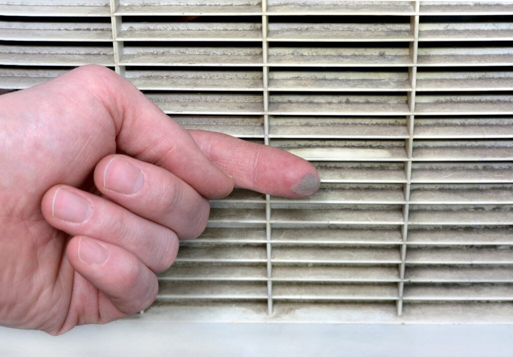 dirty ac filter